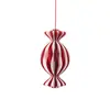 Decoración navideña estilo ins transfronteriza NUCHI, adorno colgante de bola de panal irregular, decoración de árbol de Navidad, decoración de escaparate