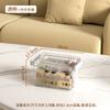 Caja de Almacenamiento Transparente Portátil Caja Organizadora de Plástico para Libros, Snacks, Ropa, Juguetes, Almacenamiento, Caja de Almacenamiento Lego, Portátil