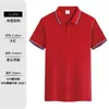 Verano nuevo overol tipo polo con cuello estampado bordado logo cultura corporativa fábrica de camisas ropa herramientas