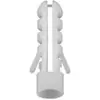 Base de Brida Abierta Gruesa de Acero Inoxidable Izquierda para Barra de Ropa, Base Redonda para Tubo de Gabinete, Herraje de Base para Barra de Ropa para Armario