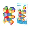 Regla Mágica Infantil 24 Secciones 36/48/72 Piezas Educativo Aprendizaje Temprano Jardín de Infancia Set Completo Cubo Mágico Plegable Juguete