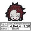 Patch de Tecido Bordado Cartoon Comic Personagem Demon Slayer Cabeça Acessórios para Roupas Patch Bordado Adesivo Patch em Estoque