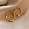 Aretes de Oro al por Mayor Transfronterizos para Mujer 2025 Nuevo Estilo Caliente Aretes Elegantes de Alta Gama Diseño Nicho Aretes de Metal