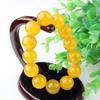 Pulsera de calcedonia amarilla pulsera para mujer pulsera de ágata amarilla nivel A pulsera de ágata suministro de joyería