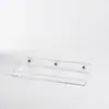 Estante de Almacenamiento de Acrílico Perforado Tipo Lu Estante de Exhibición para Montar en Pared con Separadores Rectos para Cocina, Baño y Tocador Tablero de Almacenamiento