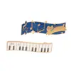 Accesorios de Insignia de Serie Musical, Notas de Piano, Dibujo Animado de Gatito, Broche Lindo Pintado, Accesorios para Ropa