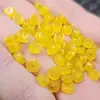 Cuentas de Ábaco de Ágata Amarilla y Jade, Cuentas Sueltas de Jade, Cuentas Separadoras de Calcedonia Amarilla, Accesorios para Joyería DIY, Cuentas de Jade Hechas a Mano