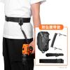 Bolsa de Ferramentas com Bolsa de Cintura Anti-Queda de Liberação Rápida, Lona Espessa, Alças Especiais para Eletricistas e Carpinteiros, Pequena Bolsa de Cintura Portátil para Armazenamento