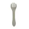 Tazón de Silicona para Bebé, Cuchara, Tenedor, Vajilla para Alimentar al Bebé, Juego de Cucharas Suplementarias de Silicona para Niños