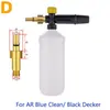 Venta directa de fábrica máquina de limpieza regadera de espuma de alta presión para el hogar lavado de autos pistola de agua a alta presión boquilla de pistola pulverizadora lavacoches olla de PA