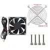 8/9/12/Ventoinha para Gabinete de Computador com Plug USB Resfriamento Roteador Gato Óptico Resfriamento DIY Notebook 5V Sucção Magnética