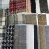 Tela Jacquard con Estampado de Leopardo y Mezcla de Lana, Lado Único Suave, Tela para Abrigos de Lana, Estilo Tweed, Tela Tweed para Zapatos, Sombreros y Bolsos