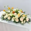 Flores para Mesa de Conferencias, Flores para Mesa Larga, Mesa de Registro para Eventos de Negocios, Mueble para TV, Mesa de Centro, Flores Decorativas para Mesa, Flores para Mesa de Comedor