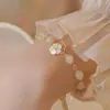 Pulsera de Jade para Niña Lujo Ligero Nicho Exquisita Versátil Retro Regalo para Novias