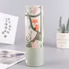 Tarro de papel para alimentos al por mayor Tarro de papel kraft para té Cilindro para vino tinto Caja de embalaje para póster Tarro de moxibustión Tubo de papel Logotipo dorado