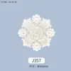 El Fabricante de Origen Suministra Flores Talladas de PU, Flores Decorativas de PU Estilo Europeo, Flores de Pared, Decoraciones para Paredes de Techo, Bases Cuadradas y Redondas Personalizables