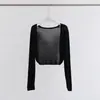 Cardigã de Malha Fina Lyocell Tencel Combinado com Saia e Xale, Top sem Mangas Fino para Protetor Solar na Primavera/Verão para Mulheres