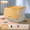 Caixa Organizadora de Brinquedos com Abertura Frontal, Caixa Organizadora Doméstica com Tampa Flip-Top, Caixa Organizadora de Roupas, Cesta Organizadora de Lanches Extra Grande