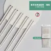 Pauzinhos de Luxo em Liga Metálica, Resistentes a Mofo, Resistentes a Altas Temperaturas, de Ponta, para Uso Doméstico, Jantar Individual, Um Pauzinho por Pessoa, Conjunto Familiar, Antiderrapantes, Aparência Elegante