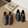 Zapatos oxford de estilo británico para mujer, nueva colección otoño 2026, piel suave, diseño de doble tira, patrón repujado, puntera redonda, zapatos planos versátiles