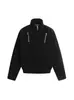 Chaqueta Retro con Cuello Alto de Gamuza para Hombre y Mujer 2025 Nuevo Otoño Holgada Casual Diseño Americano Tops
