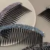 Peine para Flequillo con Pedrería Pasador de Pelo Pinza de Pelo Rizado de Gama Alta Nuevo Estilo 2025 Peine para Flequillo de la Parte Posterior de la Cabeza Accesorios para el Cabello Pasador