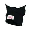 Chapéu de Tricô Tendência Orelha de Porco Outono e Inverno Chapéu de Tricô Quente com Estampa Fashion Unissex Versátil Marca Tendência Gorro