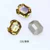 Dongzhou K9 Octagonal Geométrico Diamante DIY Accesorios para Joyería Aro para el Cabello Pendientes Adornos de Diamante de Cristal Diamante de Forma Especial Fondo Puntiagudo Uña de Arte Diamante