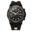 Reloj para Hombre con Correa de Silicona Reward, Reloj Deportivo Luminoso para Hombre, Reloj de Cuarzo Impermeable, Multifuncional Rd83006M