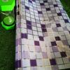 Pegatinas a Prueba de Aceite de 5 m, Papel Tapiz Autoadhesivo Resistente al Fuego para Puertas de Gabinetes de Estufa de Cocina, Pegatinas Imitación Mosaico Resistentes a Altas Temperaturas, Especial para la Cocina