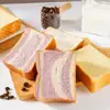 Pão de Forma em Fatias Grossas, Sacola de Café da Manhã Saudável, Lanches de Celebridade da Internet, Massas Fatiadas Super Macias com Sabor de Leite e Sabor de Taro