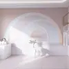 Papel de parede de extensão espacial tridimensional 5D loja de roupas salão de beleza fotografia de celebridade da internet estúdio ao vivo pano de fundo papel de parede para recepção