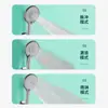 Cabezal de ducha de panel grande presurizado de tres velocidades grifo de baño de mano calentador de baño ducha ducha cabezal de ducha