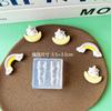 Decoración de Arte de Uñas con Moño de Dibujos Animados Molde de Silicona Relieve Estéreo Pegamento DIY Pegamento UV Molde de Tallado Repuesto