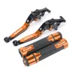 Adecuado para Kawasaki Z1000/R Ninja1000Sx Palanca de Freno y Embrague Plegable Modificada Manija de Freno de Mano Funda de Goma