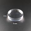 Suporte Exibidor Cilíndrico Transparente de Acrílico Modelo Base de Perfume de Mão Joias Joias Display de Cosméticos Adereços de Fotografia