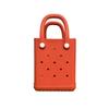 2023Eva Nueva Bolsa de Gelatina DIY Bolsa de Agujero en la Pared Bolsa Linda de Flores para Vacaciones en la Playa Bolso de Mano Simple para Mujeres Versátil