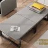 Cama individual simple, Cama para siesta, Cama plegable, Cama de acompañante, Cama de siesta para adultos, Cama pequeña portátil para oficina en casa con ruedas