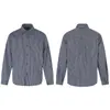 Northbound Roupa Masculina 2026 Outono Nova Camisa de Manga Longa com Listras Finas Camisa Casual Tendência Masculina Roupa de Casal Top