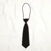 Corbata pequeña para estudiante de color sólido estilo japonés coreano, negro, rojo vino, para hombre y mujer, uniforme, pajarita, flor para solapa de traje, Ins