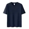 Camiseta de comercio exterior transfronterizo talla grande, blanca de verano, 100% algodón, hombro normal, manga corta, peso pesado de 250g, algodón puro, camiseta personalizada para hombre