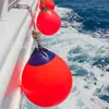 Bola Anticolisión Tipo A para Yate Bola Flotante de Agua Boya de Canal Bola Marina Anticolisión Inflable de PVC