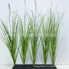 Planta Artificial Escandinava Pasto Cola de Perro Individual Decoración para el Hogar Planta Verde Artificial Boda Fila de Piso Flores Falsas Pasto de Caña Falso