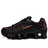 Zapatillas de correr Shox TL transfronterizas para hombre y mujer, zapatillas deportivas transpirables de bajo perfil con absorción de impactos, zapatillas casuales en blanco y negro para hombre y mujer
