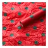 Loja de Flores de Papel Pera de Natal de Novo Produto Transfronteiriço Presentes de Natal Material de Papel de Presente com Flores Frescas Dentro