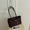 Bolso de hombro tipo tote Melard estilo vintage esmerilado para mujer, principios de otoño, gran capacidad, ligero, lujoso, de nicho y de alta gama.
