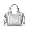 Bolso Cruzado de un Solo Hombro Estilo Primavera 2026, Bolso de Mano Retro Rayado para Mujer, Bolso Tote Pequeño Versátil y de Alta Gama para el Trabajo