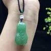 Pingente Buda Maitreya de Jade Dourado Dongling Jade Fio de Ouro Fivela de Segurança de Jade Nuvens Auspiciosas Fecho Corrente para Suéter Unissex Venda por Atacado