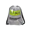 Bolsas de Polietileno com Cordão Podem Ser Personalizadas com Impressão de Logotipo para Publicidade e Promoção, Sacos para Armazenamento de Bonecas e Bolsas de Cordão para Maratona