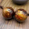 Pelota de Mano de Sauce Marino Dorado para Hombres y Mujeres, Juguete de Ocio para Personas Mayores, Masajeador de Manos, Alivio del Estrés, Pelota de Fitness y Salud al por Mayor